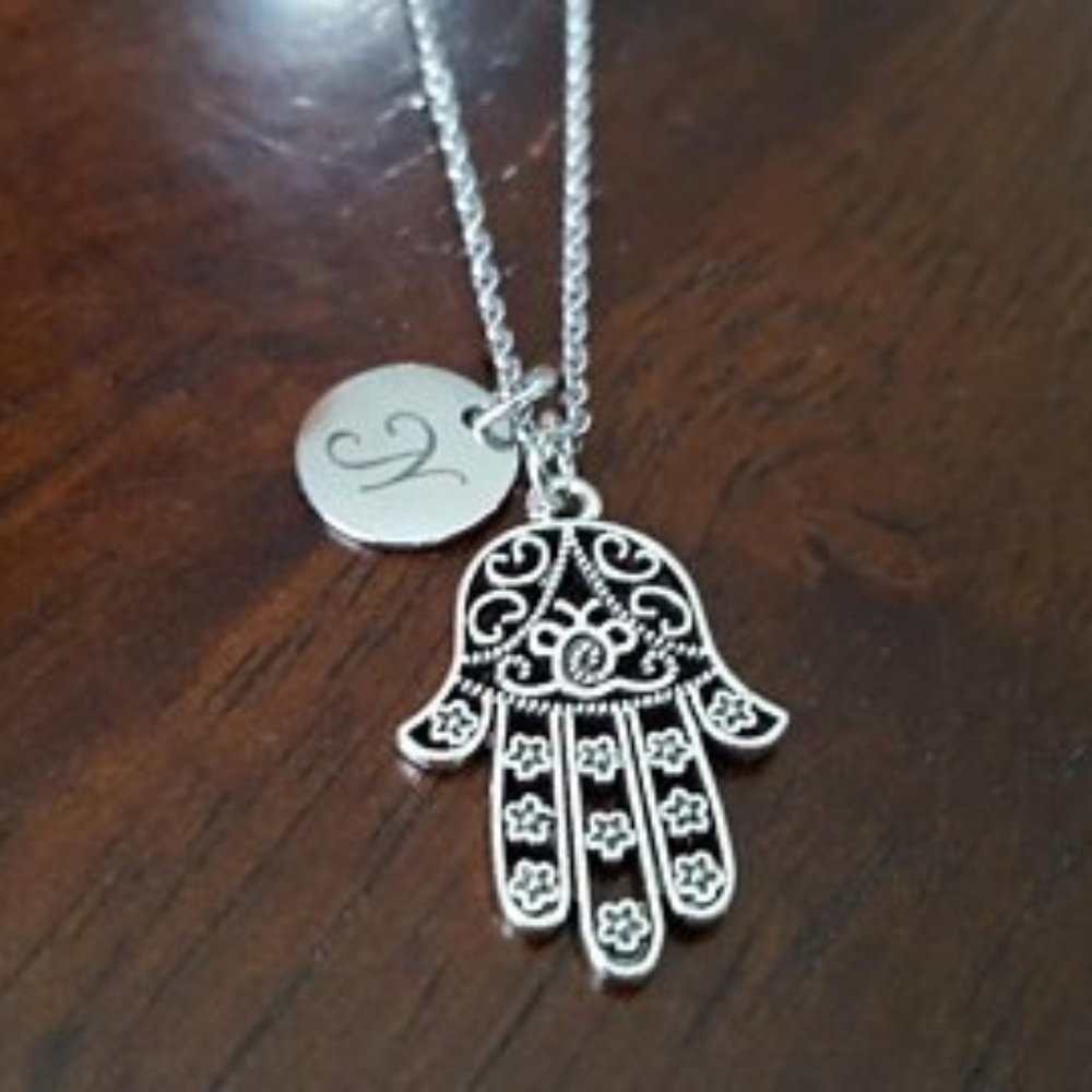Stainless Steel Hamsa Necklace
